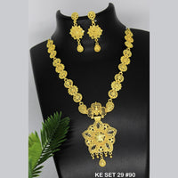 Mahavir Forming Gold Necklace Set  - KE SET 29