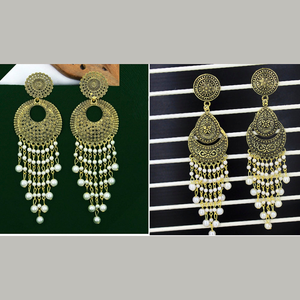 Mahavir Earrings Combo Set