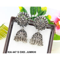 Mahavir Silver Plated Jhumki Earrings  - KIA Jumkhi 447