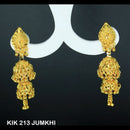 Mahavir Forming Gold Plated Jhumki Earrings  - KIK 213 Jumkhi