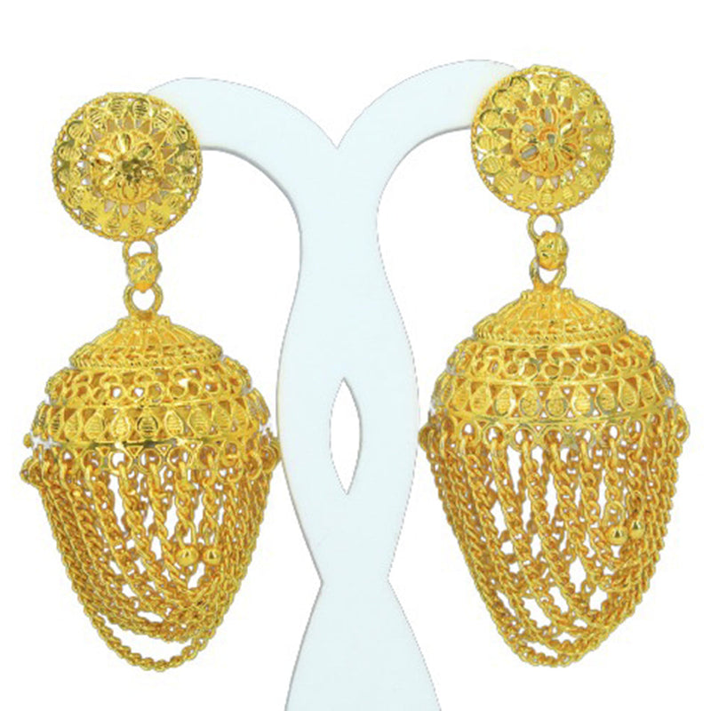 Mahavir Gold Plated Jhumki Earring