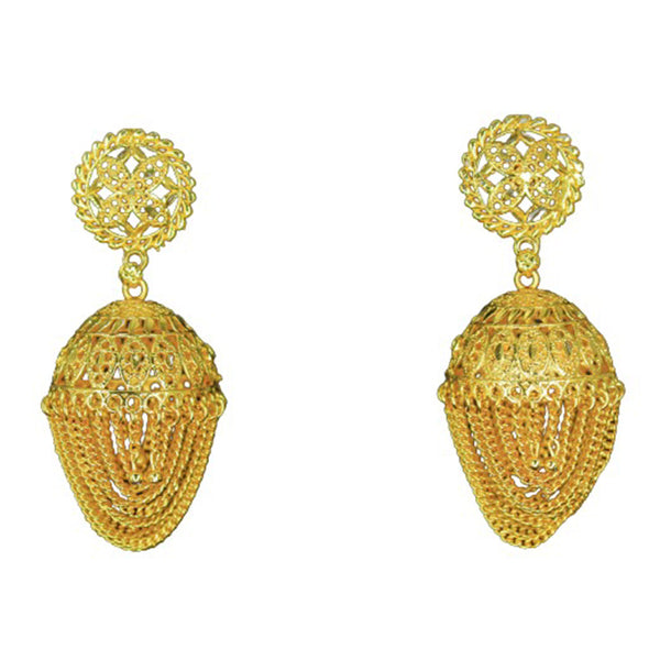 Mahavir Gold Plated Jhumki Earring