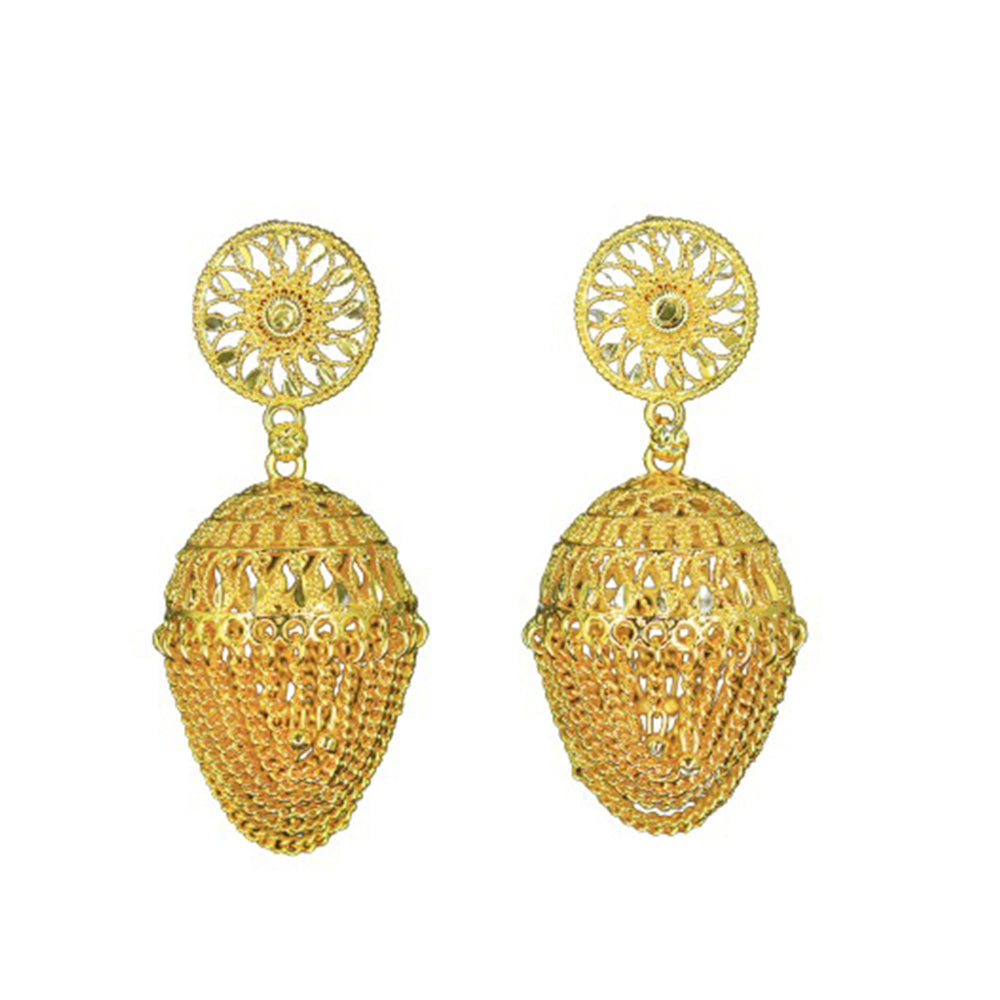 Mahavir Gold Plated Jhumki Earring