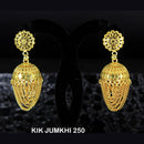 Mahavir Forming Gold Plated Jhumki Earrings  - KIK Jumkhi 250