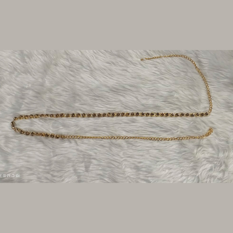 Kumavat Jewels Austrian Stone Pearl Chain Kamarband