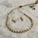 Kumavat Jewels Gold Plated Kundan Stone Necklace Set