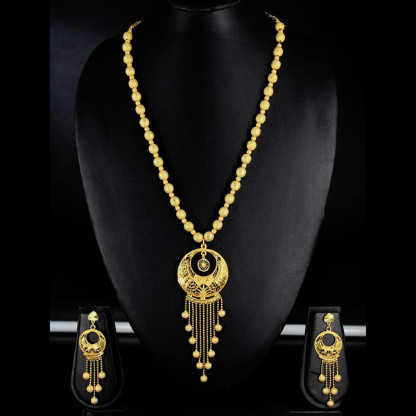 Mahavir Forming Gold Necklace Set - KP SK 19 SET