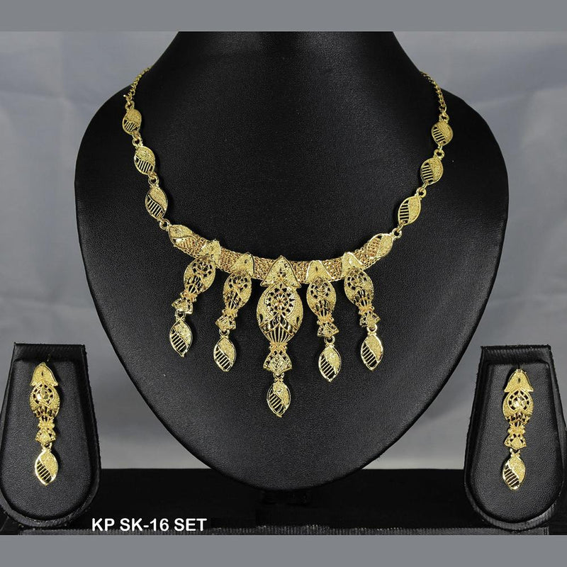 Mahavir Forming Gold Necklace Set - KP SK-16 SET