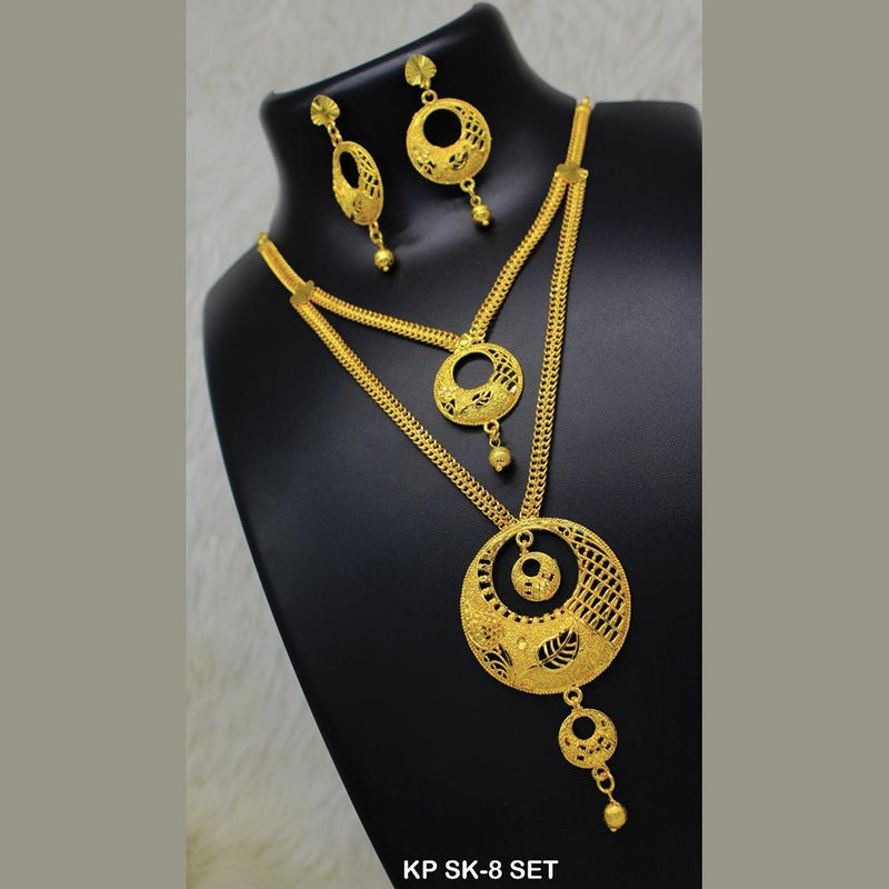 Mahavir Forming Gold Necklace Set - KP SK-8 SET