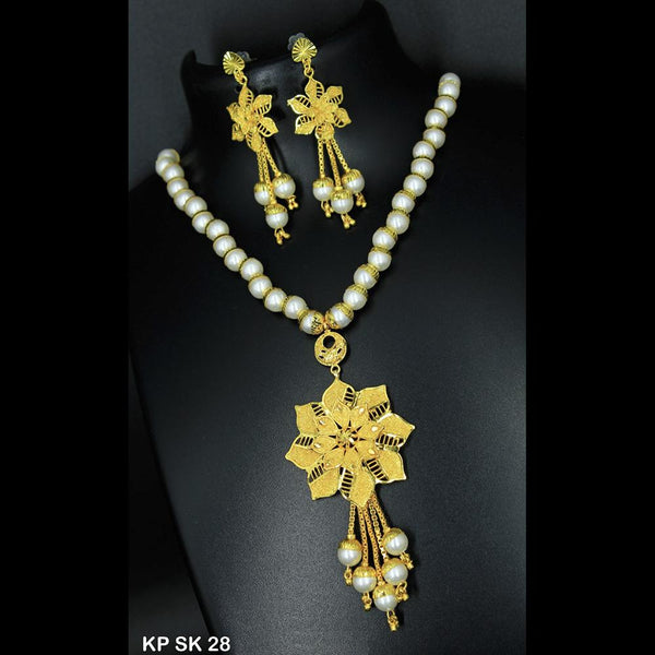 Mahavir Forming Gold Necklace Set - KP SK 28 SET