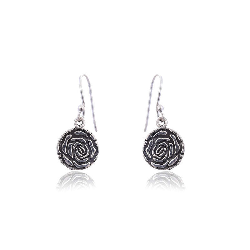 Silver Mountain Silver dangler earring