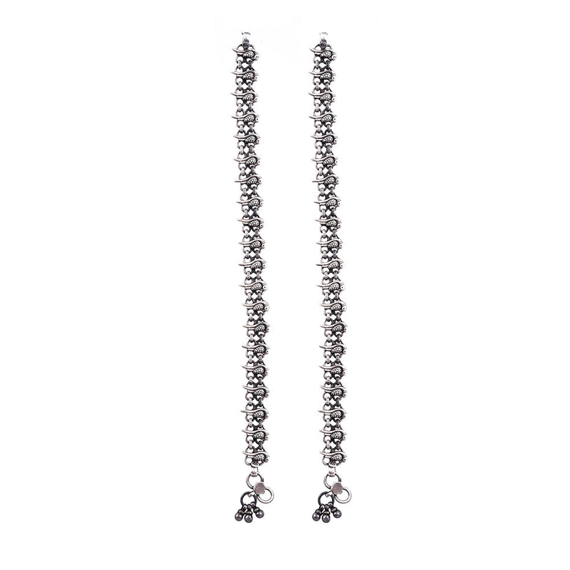 Silver Mountain Silver Mini Parrot Anklet