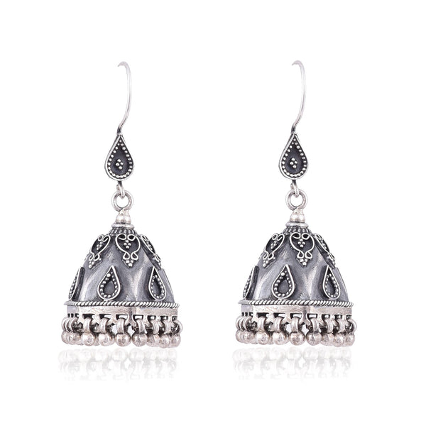 Silver Mountain Sterling Silver oxdised earring