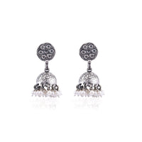 Silver Mountain 925 Sterling Jhumki Earrings