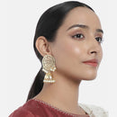 Kord Store Excellent Filigree Design Pearls Gold Plated Jhumki Earring For Women  - KSEAR70053