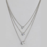 Kord Store Excellent Rose Gold and Oxidised Plated Set Of 2 Necklace combo For Girls and Women  - KSJWLRYCOMBO37