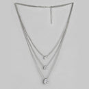 Kord Store Modern Rose Gold and Oxidised Plated Set Of 2 Necklace combo For Girls and Women  - KSJWLRYCOMBO39