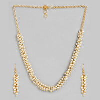 Kord Store Beautiful Gold Plated Set Of 2 Necklace Set Combo For Girls and Women  - KSJWLRYCOMBO59