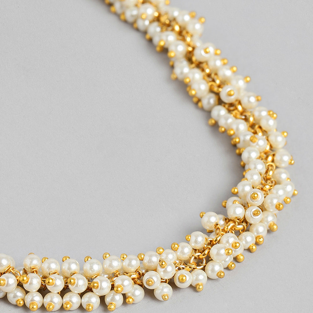 Kord Store Beautiful Gold Plated Set Of 2 Necklace Set Combo For Girls and Women  - KSJWLRYCOMBO59