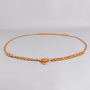 Kord Store Traditional Gold plated Ruby and White Stone Kamarbandh For Girls and Women