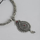 Kord Store Delightful Oxidies Plated Heart Shape Choker Necklace set For Girls and Women  - KSNKE60224