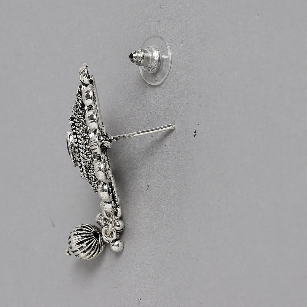 Kord Store Delightful Oxidies Plated Heart Shape Choker Necklace set For Girls and Women  - KSNKE60224