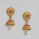 Kord Store Traditional Gold plated Ruby Necklace Set For Girls and Women