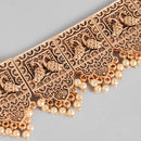 Kord Store Stylist Rose Gold Platted Beads Necklace Set For Girls and Women