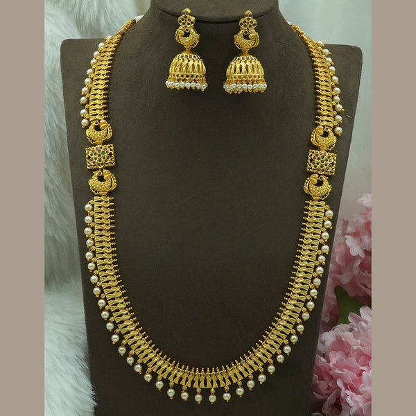 Diksha Collection Gold Plated Necklace Set