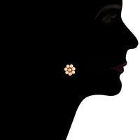 Etnico 18K Gold Plated Traditional South Indian Stylish Long Necklace With Earrings For Women & Girls (MC042RG)