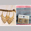 Mahavir Gold Plated Stud & Dangler Earrings Combo