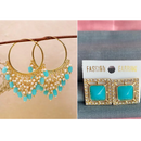Mahavir Gold Plated Stud & Dangler Earrings Combo