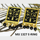 Mahavir Gold Plated Meenakari And Beads Designer Dangler Earrings