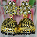 Mahavir Gold Plated Meenakari And Kundan Designer Jhumki Earrings