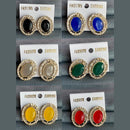 Mahavir Gold Plated Earrings Combo