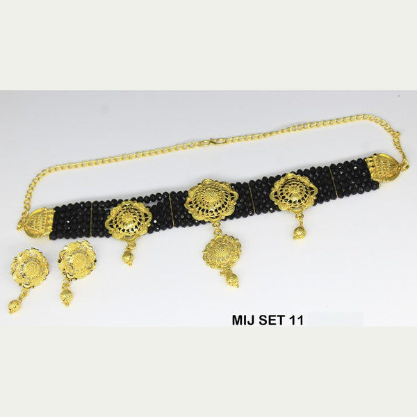 Mahavir Forming Gold Necklace Set - MIJ 11 SET