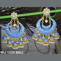Mahavir Gold Plated Designer Dangler Earrings - MIJ 1326 BALI