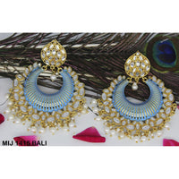 Mahavir Gold Plated Designer Dangler Earrings - MIJ 1415 BALI