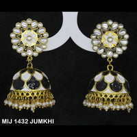 Mahavir Gold Plated Designer Jhumki Earrings - MIJ 1432 JUMKHI