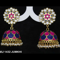 Mahavir Gold Plated Designer Jhumki Earrings - MIJ 1432 JUMKHI