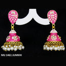 Mahavir Gold Plated Meenakari And Kundan Designer Jhumki Earrings - MIJ 1461 Jumkhi