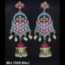 Mahavir Gold Plated Designer Dangler Earrings - MIJ 1509 BALI