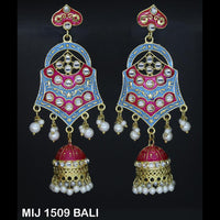 Mahavir Gold Plated Designer Dangler Earrings - MIJ 1509 BALI