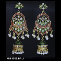 Mahavir Gold Plated Designer Dangler Earrings - MIJ 1509 BALI