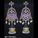 Mahavir Gold Plated Designer Dangler Earrings - MIJ 1509 BALI