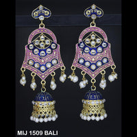 Mahavir Gold Plated Designer Dangler Earrings - MIJ 1509 BALI