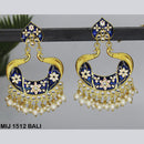 Mahavir Gold Plated Designer Dangler Earrings - MIJ 1512 BALI
