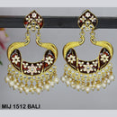 Mahavir Gold Plated Designer Dangler Earrings - MIJ 1512 BALI
