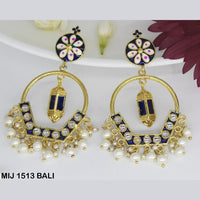 Mahavir Gold Plated Designer Dangler Earrings - MIJ 1513 BALI