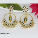 Mahavir Gold Plated Designer Dangler Earrings - MIJ 1513 BALI